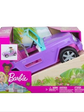 Barbie Lavender Convertible with Turquoise Windshield
